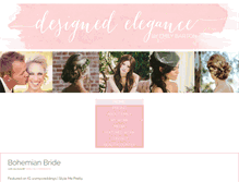 Tablet Screenshot of designed-elegance.com